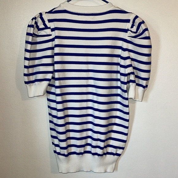 🌹NWOT:VINE & LOVE PUUFED SHORT SLEEVES KNIT SWEATER - Picture 5 of 7